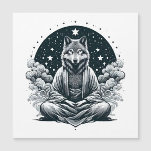 Aware Wolf Magnetkarte