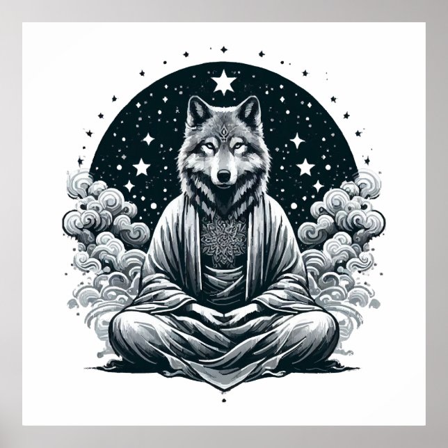 Aware Wolf Poster (Vorne)