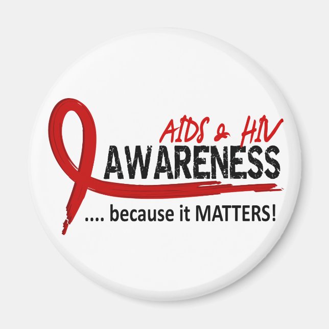 Awareness 2 AIDS Magnet (Vorne)