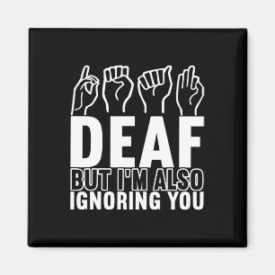 Awareness Asign Language American Sign Language Magnet