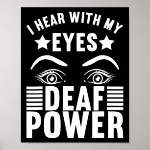 Awareness Asign Language American Sign Language Poster