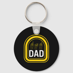 Awareness Month Vater Asl Vatertag Geschenk Trendy Schlüsselanhänger