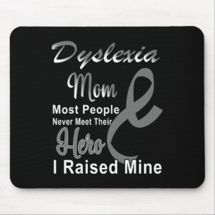 Awareness Oktober Silberband Mama Unterstützung Mousepad