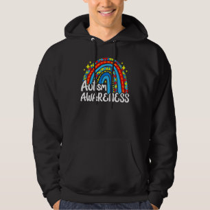 Awareness Rainbow Puzzle Familie Matching Ap Hoodie