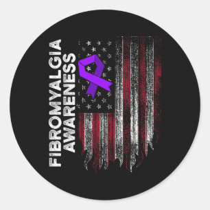 Awareness Survivor Proud Krieger 5 Runder Aufkleber