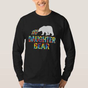 Awareness-Tochter Bärenrätsel Unterstützung Auti T-Shirt
