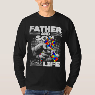 Awareness Vater and Son Best Friends for Li T-Shirt