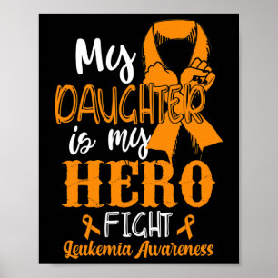 Awareness Warrior T-Shirt tragen Orange für meine Poster