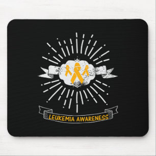 Awareness Wear Orange Ribbon Grafik Mousepad
