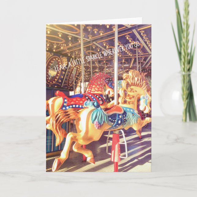 AWAY NOUS ALLONS Carte de voeux (Devant)