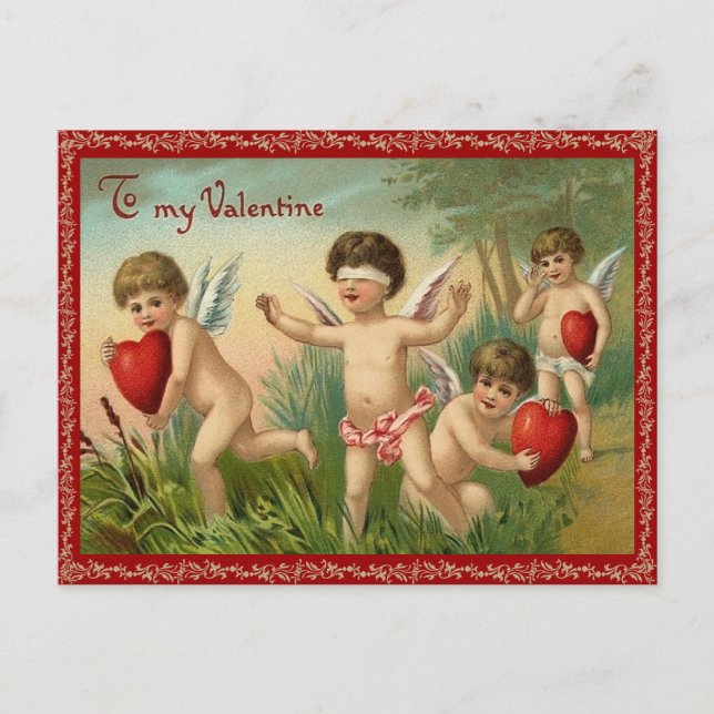 Away Valentine Postkarte behalten (Vorderseite)