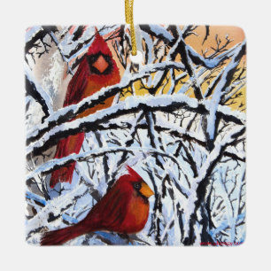 AWCC Alaskan Frozen Cardinals Ornement de vacances