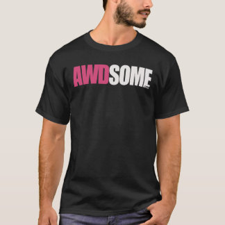 awdsome Schwarzes T-Shirt