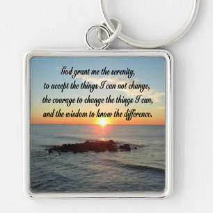 AWE INSPIRIERE SERENITY PRAYER DESIGN SCHLÜSSELANHÄNGER