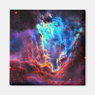 Awe-Inspirierend Farbkomposite-Sternennebel Magnet