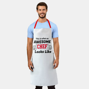 Awesome Chef Apron Drôle Tablier Cuisinier