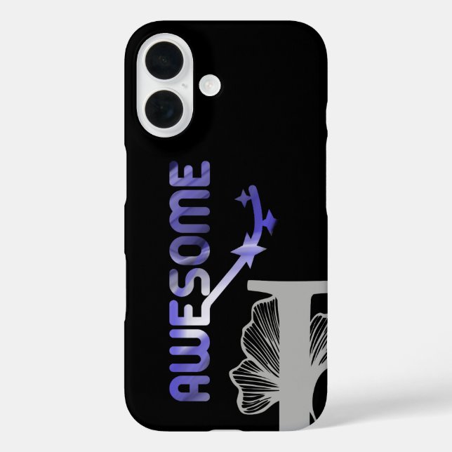 AWESOME coque iphone Trend Abstrait Lavender Viole (Verso)