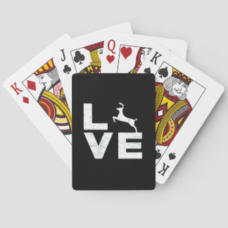 Awesome Deer Lover Trendy Aesthetic Design  Spielkarten
