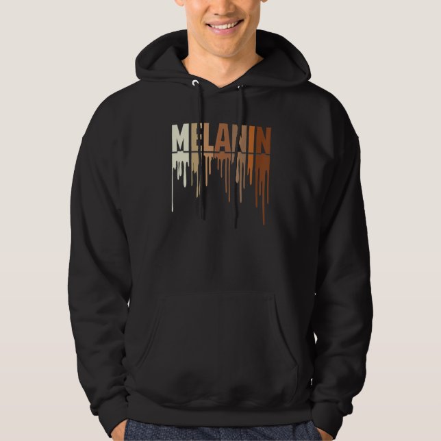 Awesome Drippin Melanin Women Pride Black History  Hoodie (Vorderseite)
