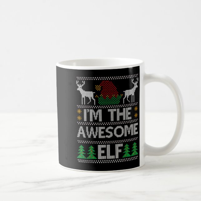 Awesome Elf Matching Family Group Christmas Party  Kaffeetasse (Rechts)