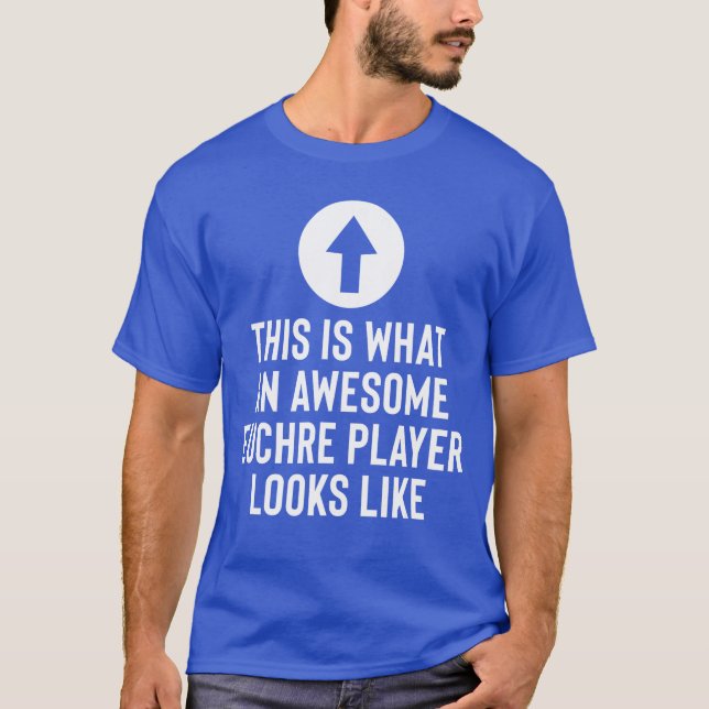 Awesome Euchre Player friends T-Shirt (Vorderseite)