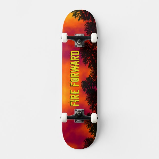 Awesome Fire Forward Fire Skateboard (Recto)