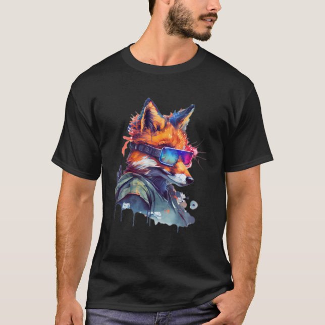 Awesome Fox Apparel Fox Wildlife Zookeeper Fox T-Shirt (Vorderseite)