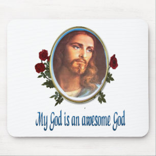 Awesome God Christian Mauspad
