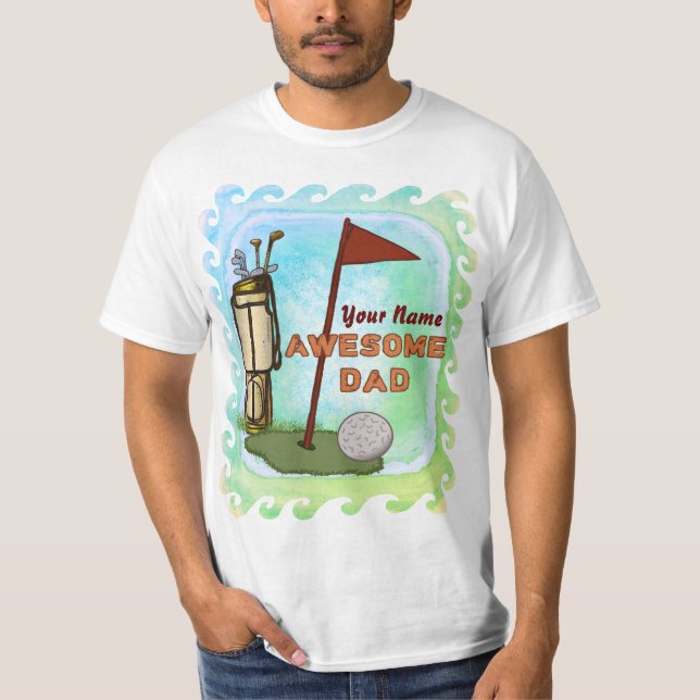Awesome Golf Papa t-shirt (Devant)