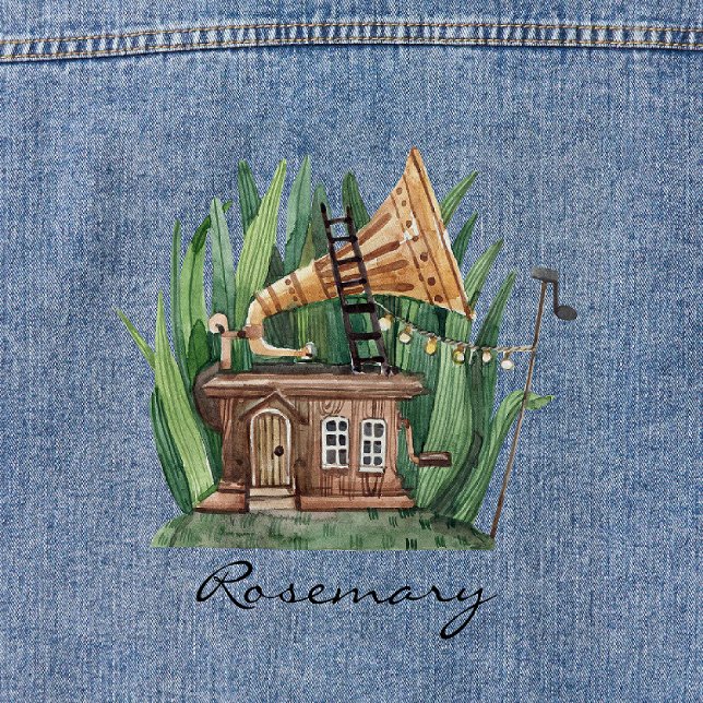 Awesome Gramophone Fairytale Cottage Aquarelle (Créateur téléchargé)