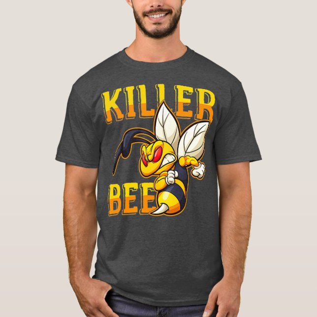 Awesome Killer Bee Hornet Yellowjacket Honeybee T-Shirt (Vorderseite)