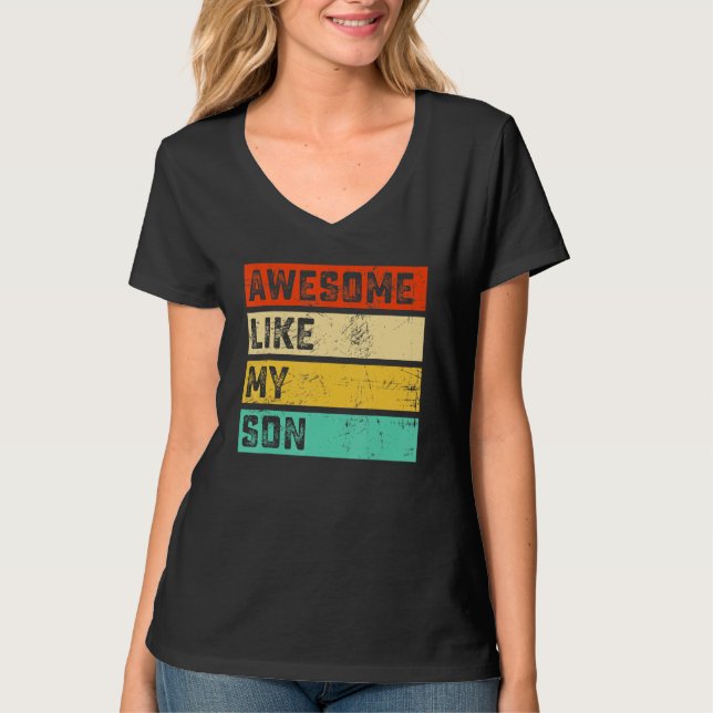 Awesome Like My Daughter Father's Day Men Funny T-Shirt (Vorderseite)
