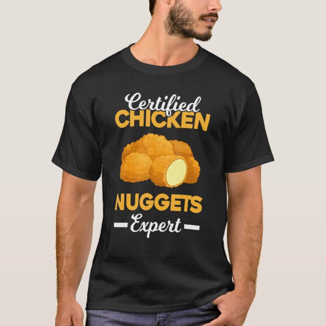 Awesome Nuggets Expert Hühnerfutter T-Shirt (Vorderseite)