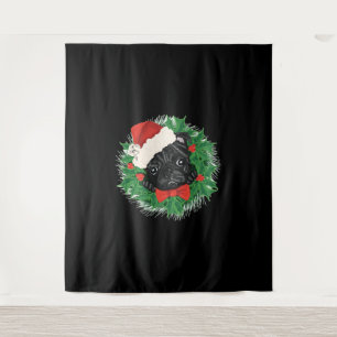 Awesome Pug Christmas Shirt Wandteppich