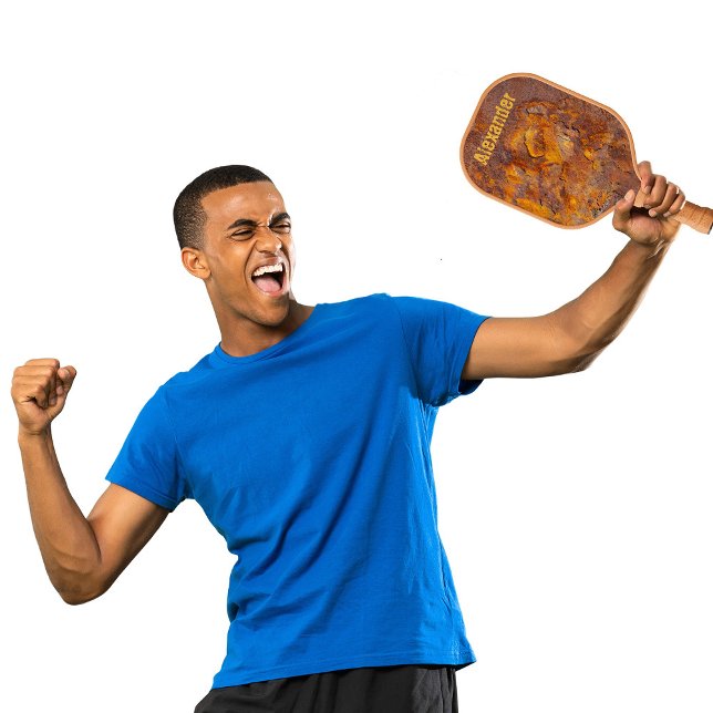 Awesome Rusty Iron Custom Name Pickleball Schläger (Von Creator hochgeladen)