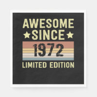 Awesome Since 1972 Birthday