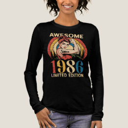 Awesome Since 1986 Retro 40th Women's Birthday  Tri-Blend Shirt