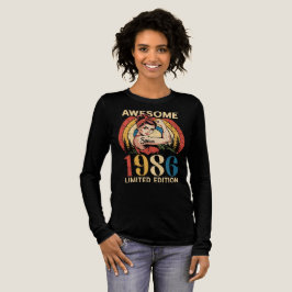 Awesome Since 1986 Retro 40th Women's Birthday  Tri-Blend Shirt