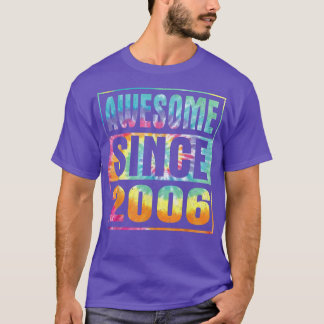 Awesome Since 2006 16 Years Old 16th Birthday Tie  T-Shirt