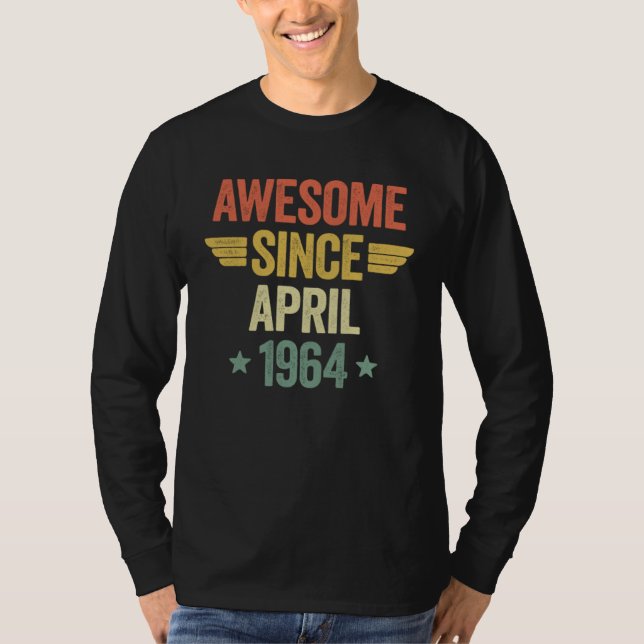 Awesome Since April 1964 T-Shirt (Vorderseite)
