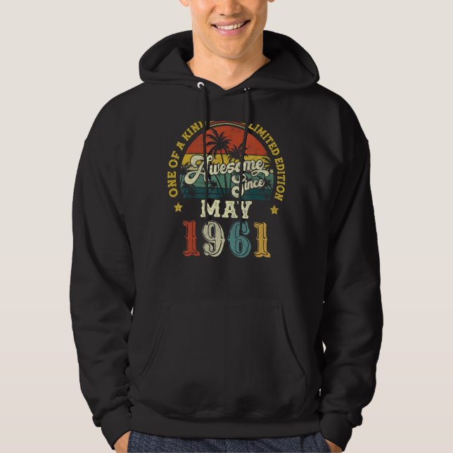 Awesome Since May 1961 Hoodie (Vorderseite)