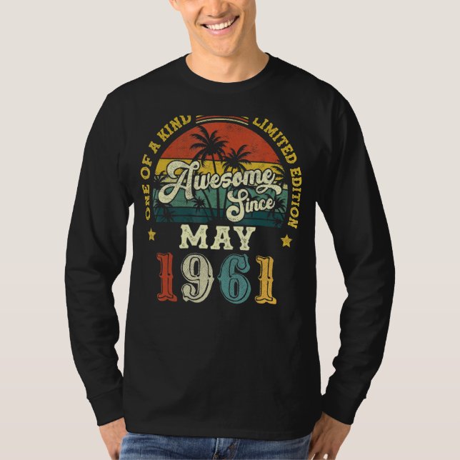 Awesome Since May 1961 T-Shirt (Vorderseite)