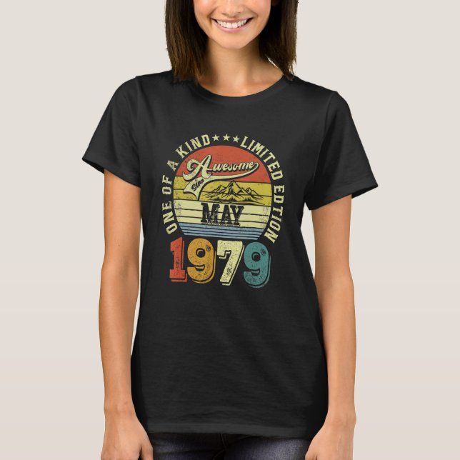 Awesome Since May 1979 One Of A Kind Limited Editi T-Shirt (Vorderseite)