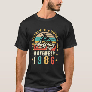 Awesome Since November 1986 35Th Birthday T-Shirt