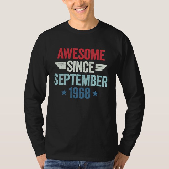Awesome Since September 1968 T-Shirt (Vorderseite)