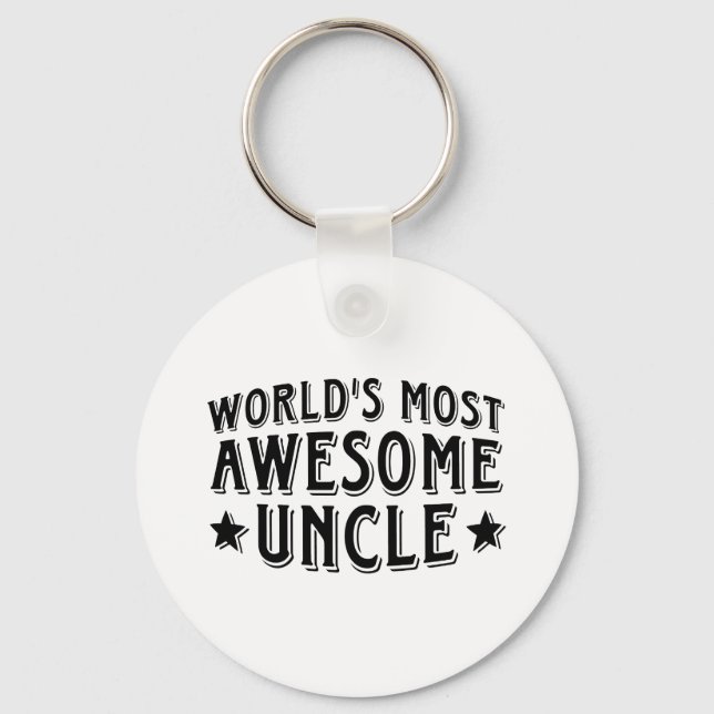 Awesome Uncle Schlüsselanhänger (Vorderseite)