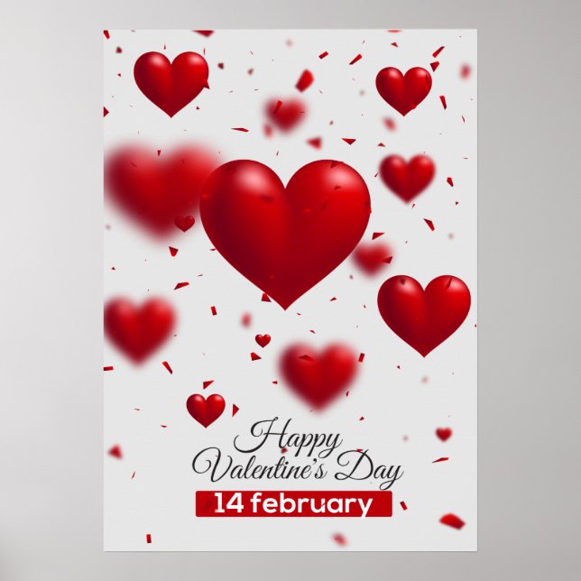 Awesome Valentine's Day Poster Design (Devant)