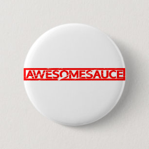 Awesomesauce-Briefmarke Button