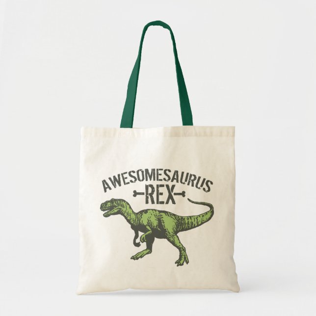 Awesomesaurus Rex Tragetasche (Vorne)
