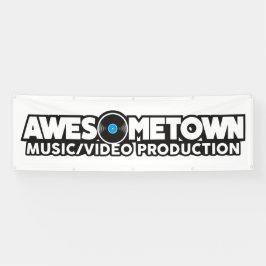 Awesometown Fahne im Freienmit Gummimuffen Banner